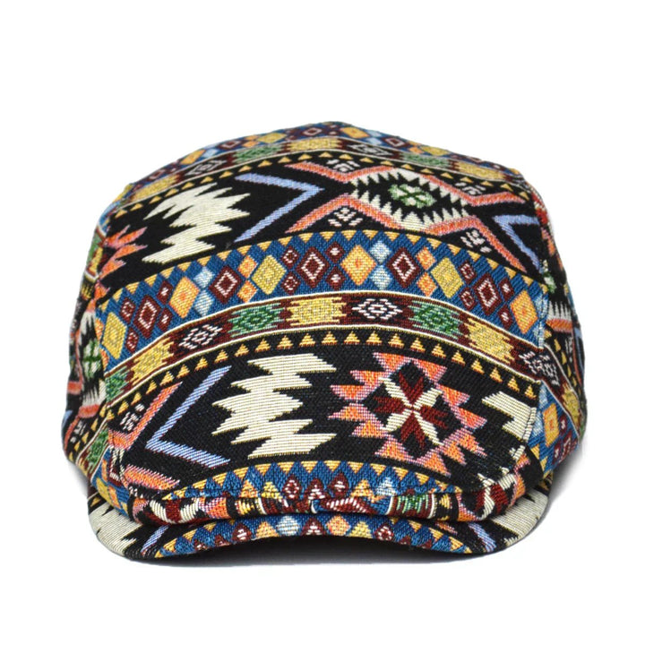 Silas™ | Vintage Print Structured Flat Cap