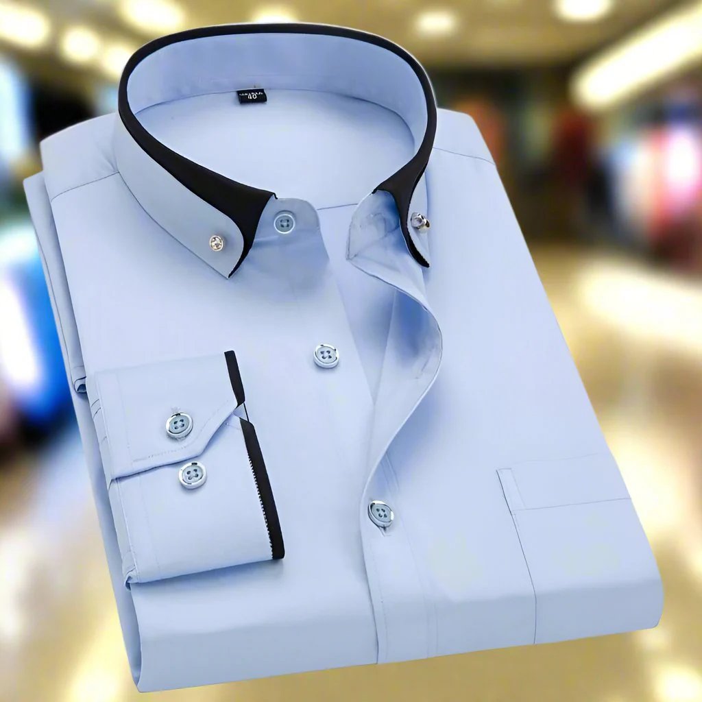 Noah™ | Button-Front Long Sleeve Dress Shirt