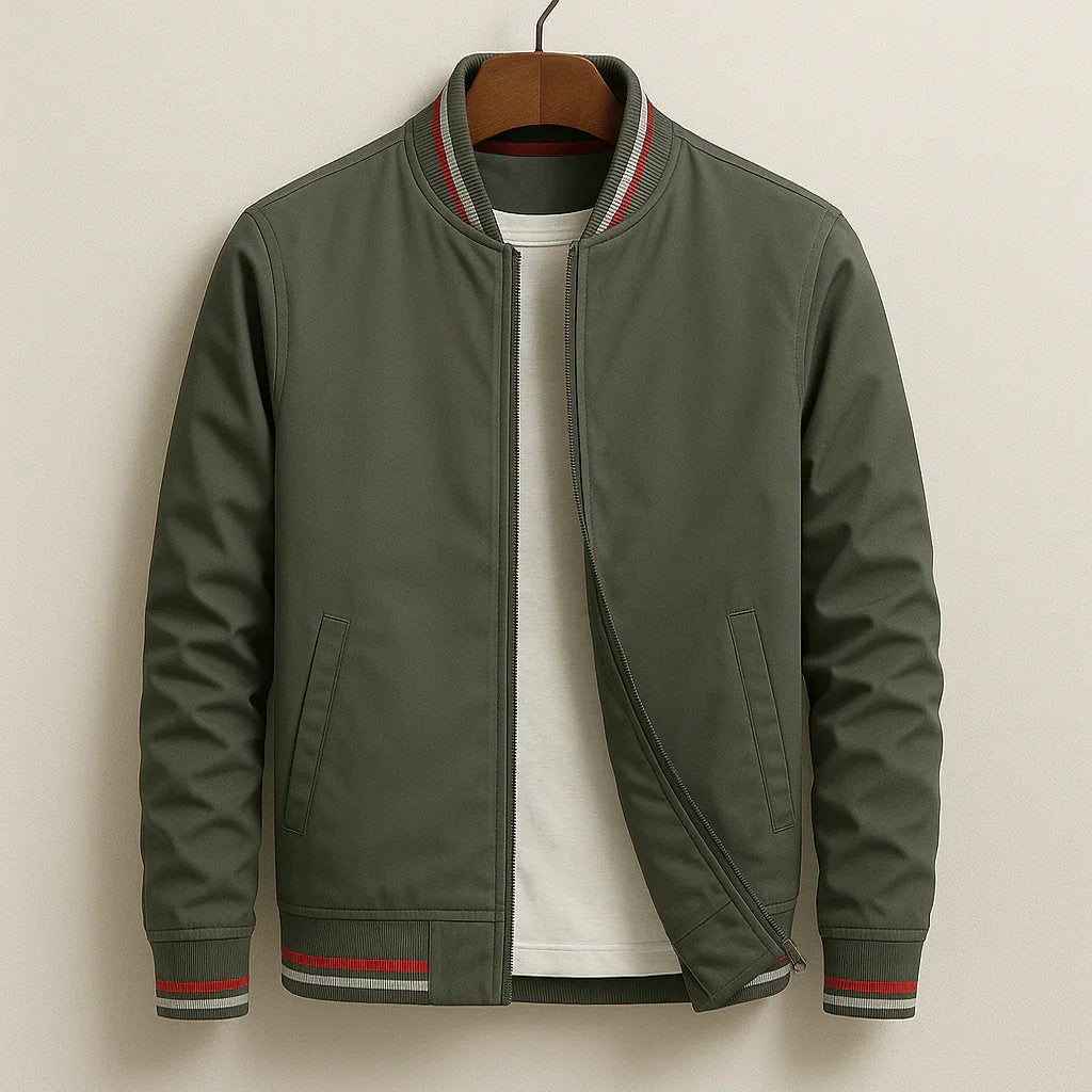 Leo™ |  Breathable Ribbed Varsity Jacket