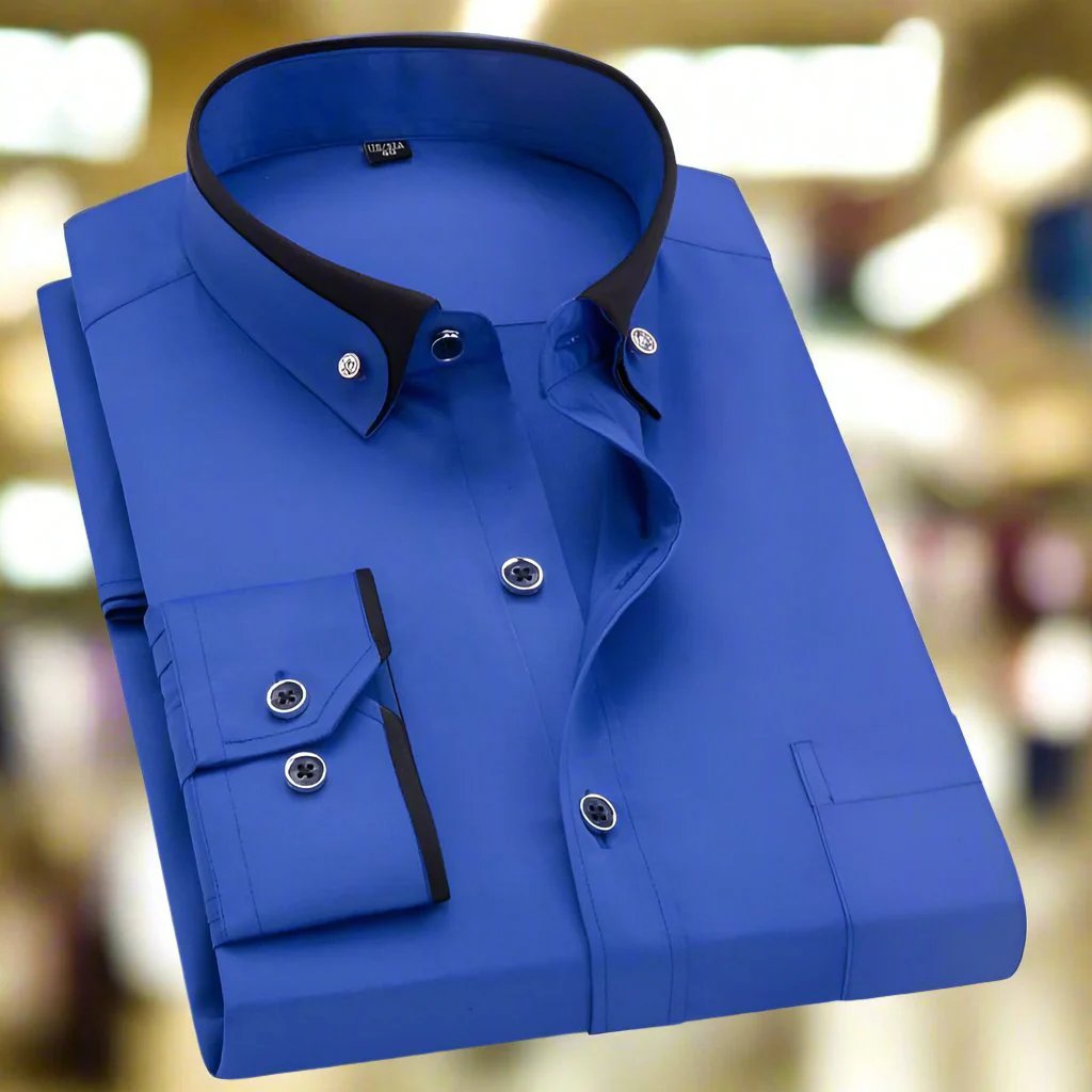 Noah™ | Button-Front Long Sleeve Dress Shirt