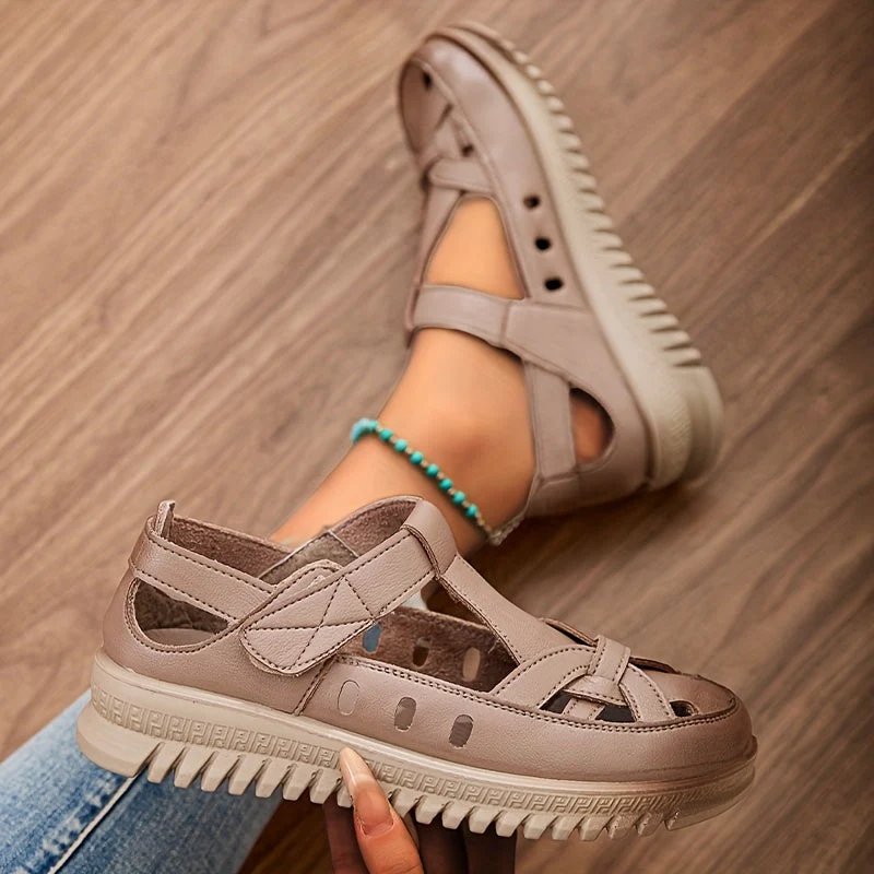 Catalina™ | Velcro Strap Cushioned Platform Sandals