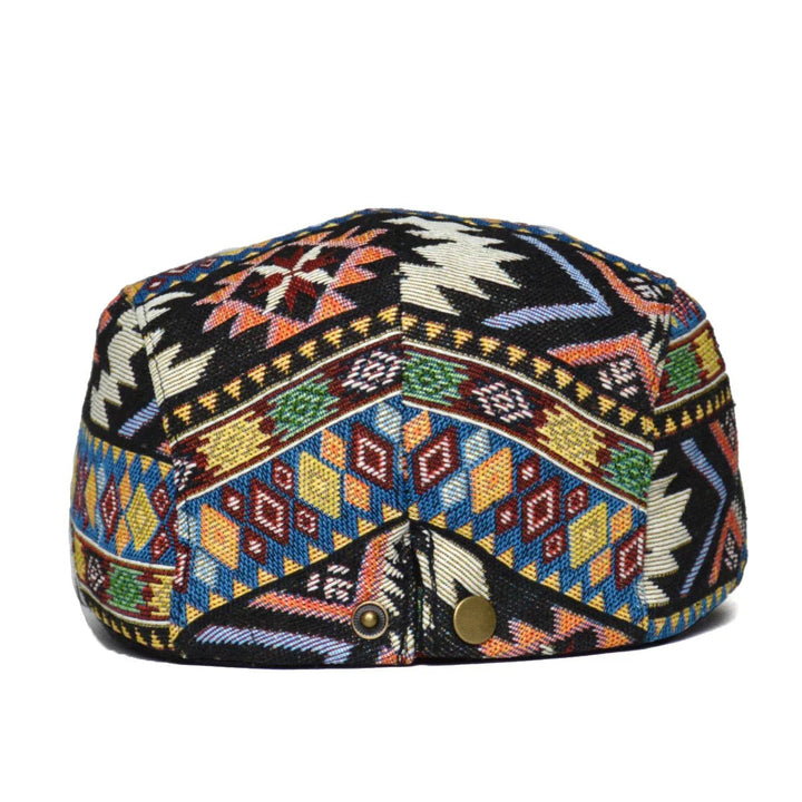 Silas™ | Vintage Print Structured Flat Cap