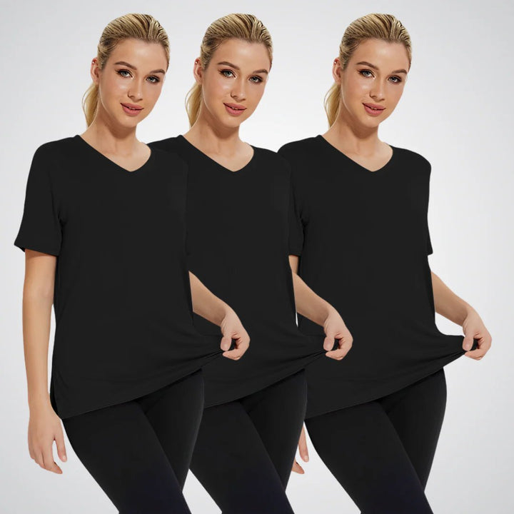 Autumn™ | Casual V-Neck Loose Fit T-Shirt Pack