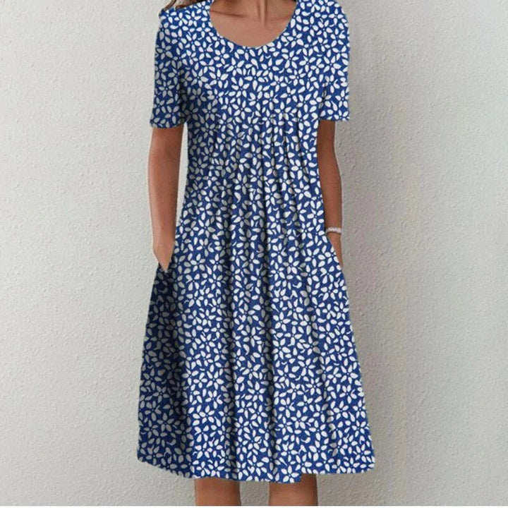 Luna™ | Elegant Pleated Tummy Control Dress