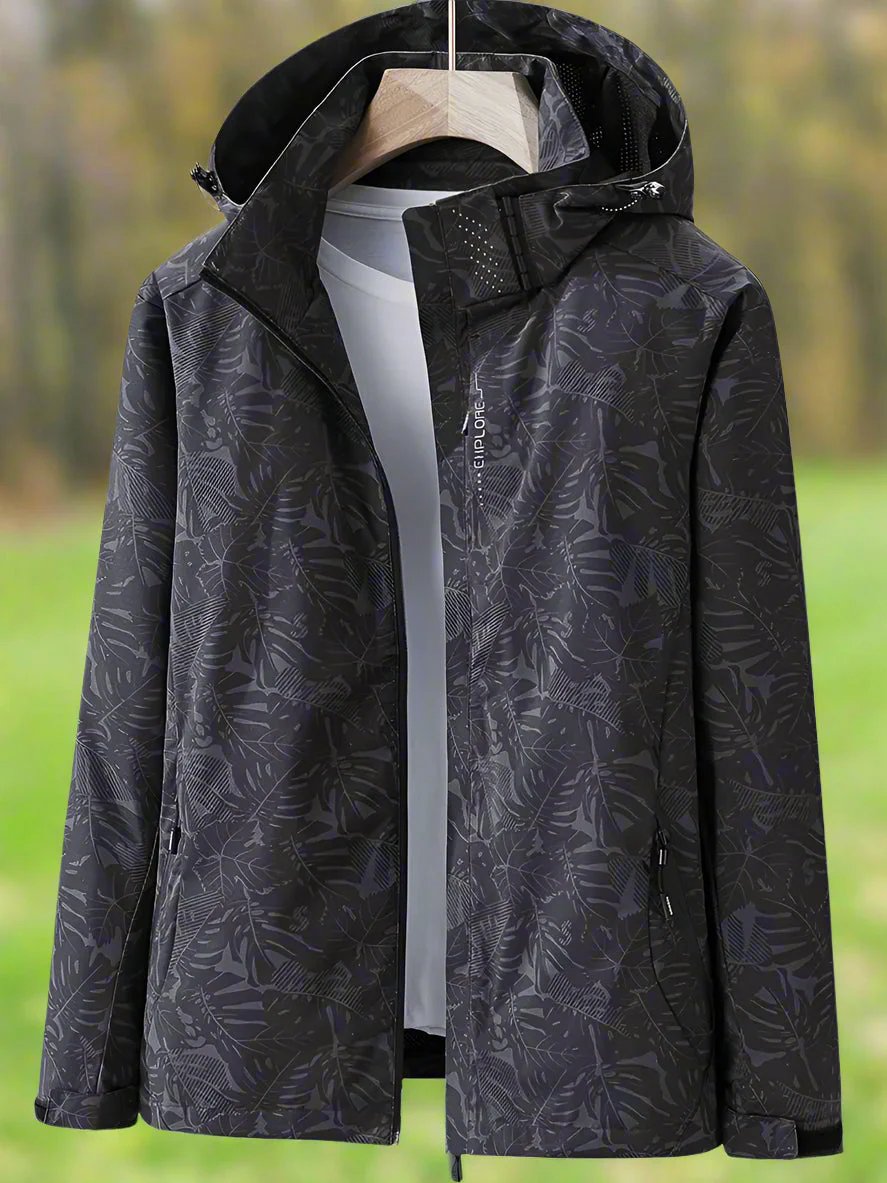 Joy™ | Botanical Print Lightweight Waterproof Jacket