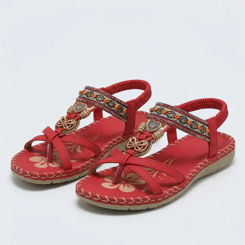 Emilia™ | Comfortable Sandals with Decorative Elements