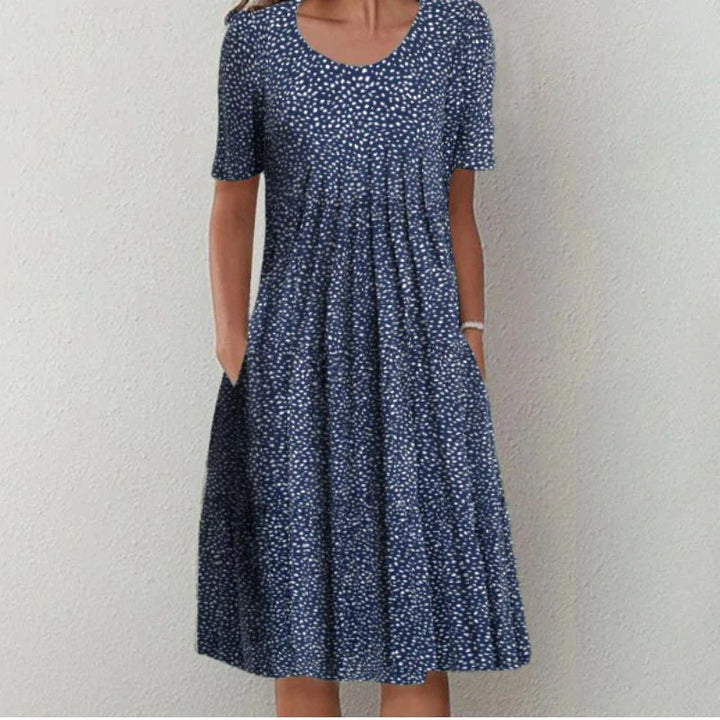 Luna™ | Elegant Pleated Tummy Control Dress
