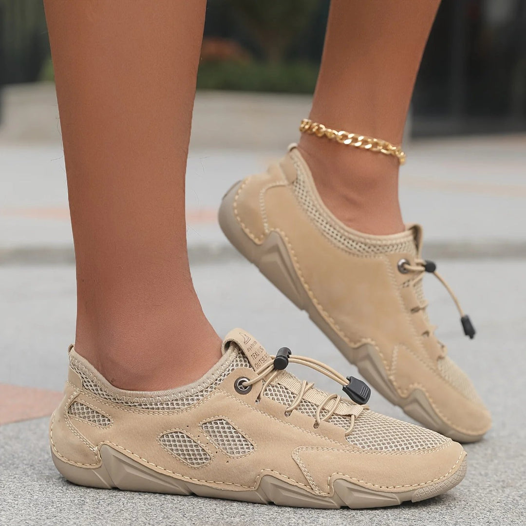 Samantha™ | Breathable Mesh Lace-Up Athletic Sneakers