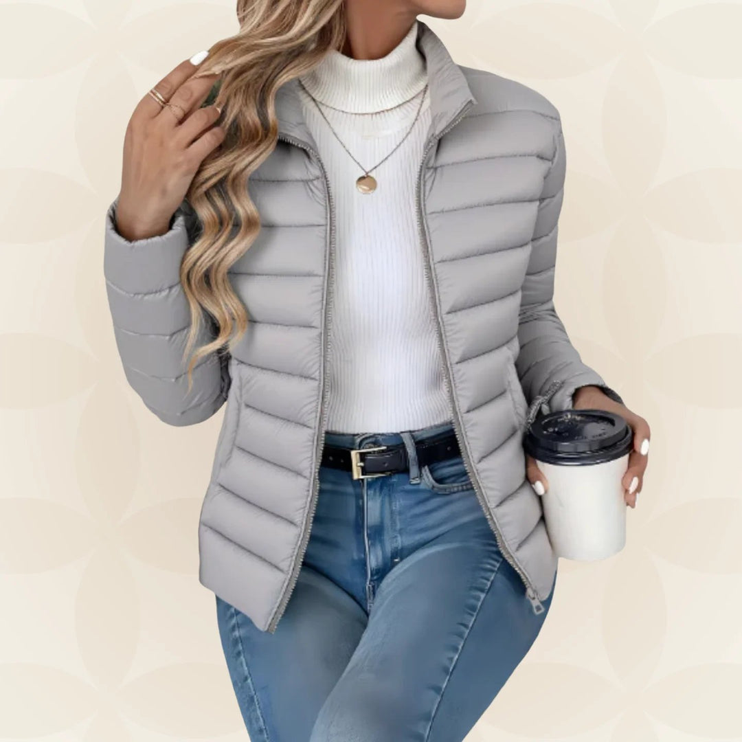 Adriana™ | Quilted Zip-Up Puffer Jacket