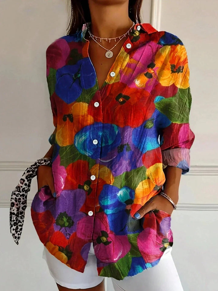 Alice™ | Button-Front Lightweight Blouse