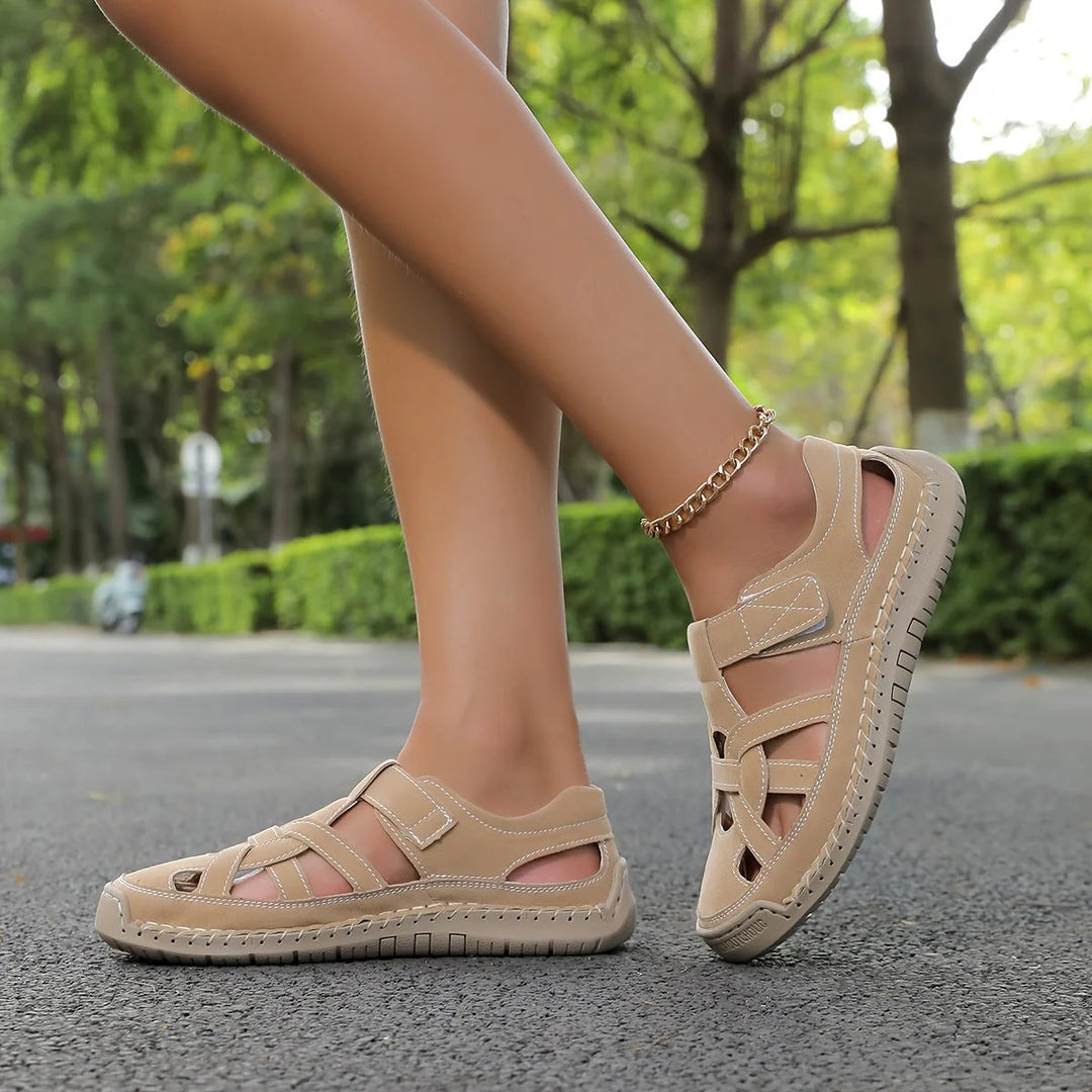Keira™ | Lightweight Open Design Sandals with Velcro Closure