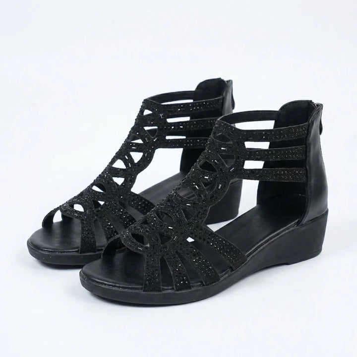 Adeline™ | Ornate Open-Toe Orthopedic Sandals