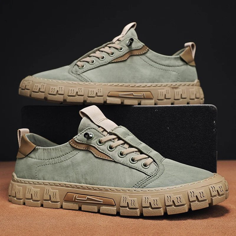 Alexander™ | Padded Canvas Rubber Sole Sneakers