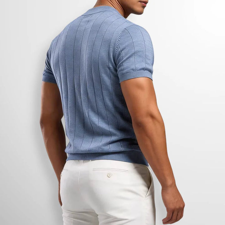 Mason™ | Ribbed Crewneck Short-Sleeve Sweater Tee