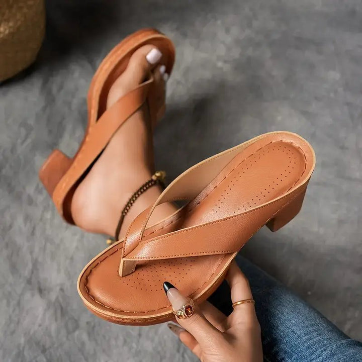 Ellie™ | Cushioned Supportive Platform Slippers