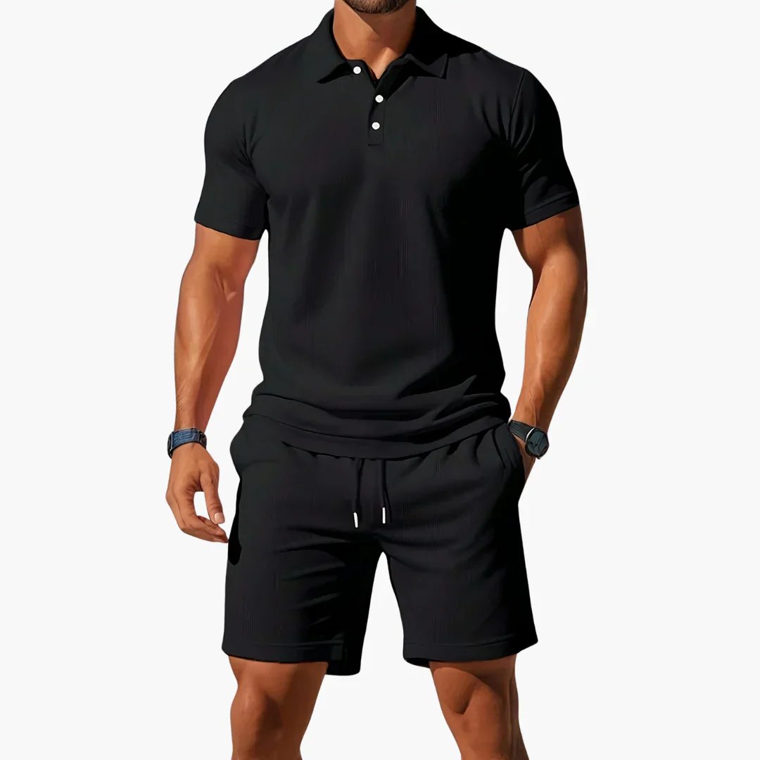 Nico™ | Breathable Polo Shirt and Shorts Set