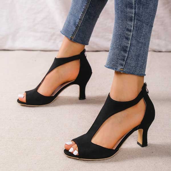 Isabella™ | Open-Toe Block Heel Orthopedic Sandals