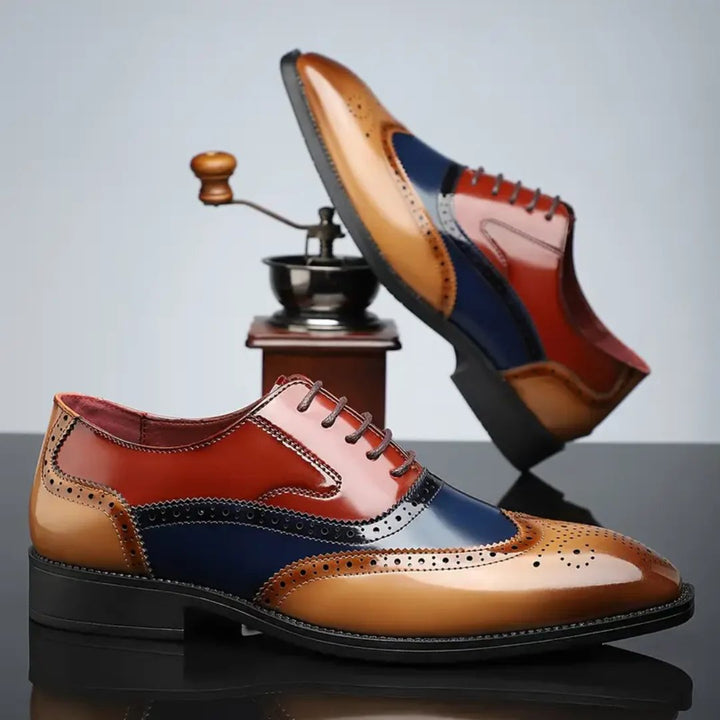 Chloe™ | Leather Brogue Oxford Dress Shoes
