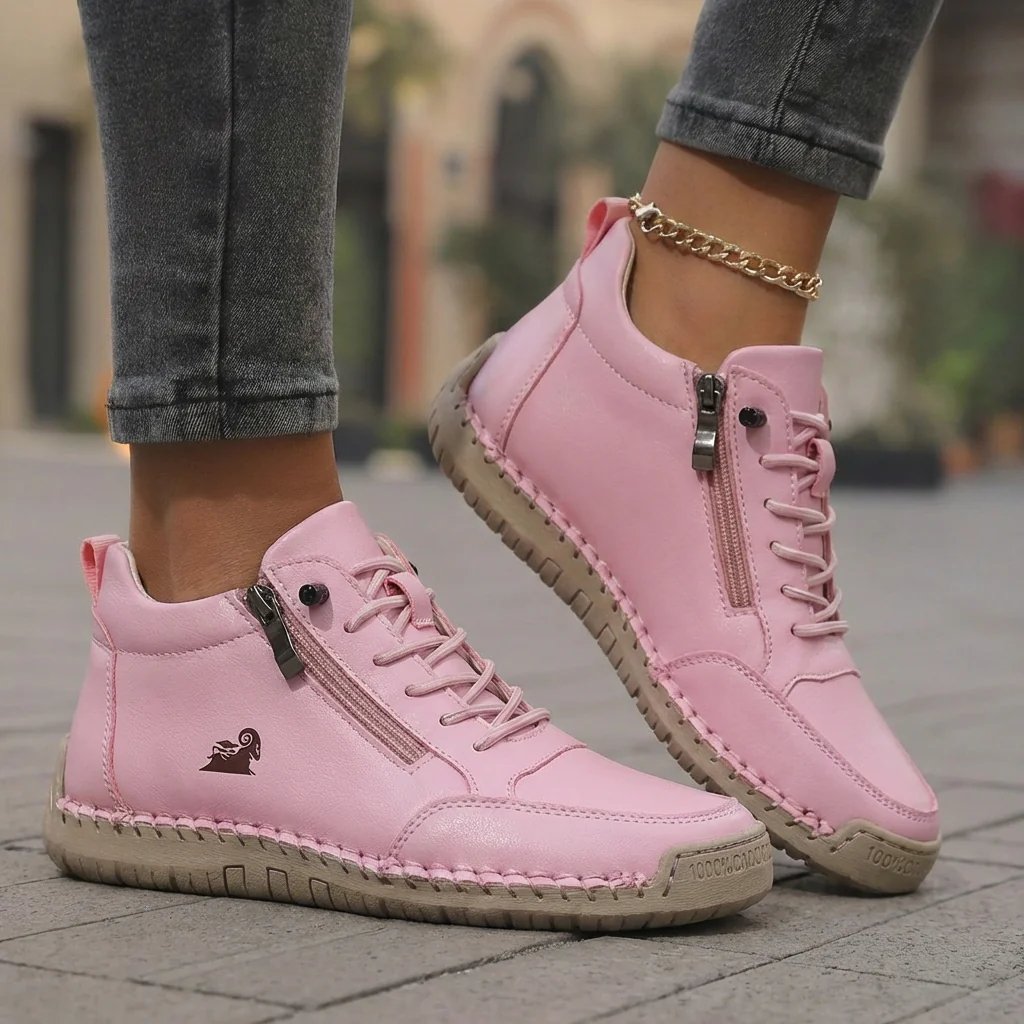 Isla™ | Orthopedic Zip-Up Support Sneakers