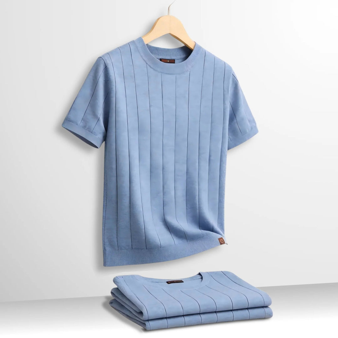 Mason™ | Ribbed Crewneck Short-Sleeve Sweater Tee
