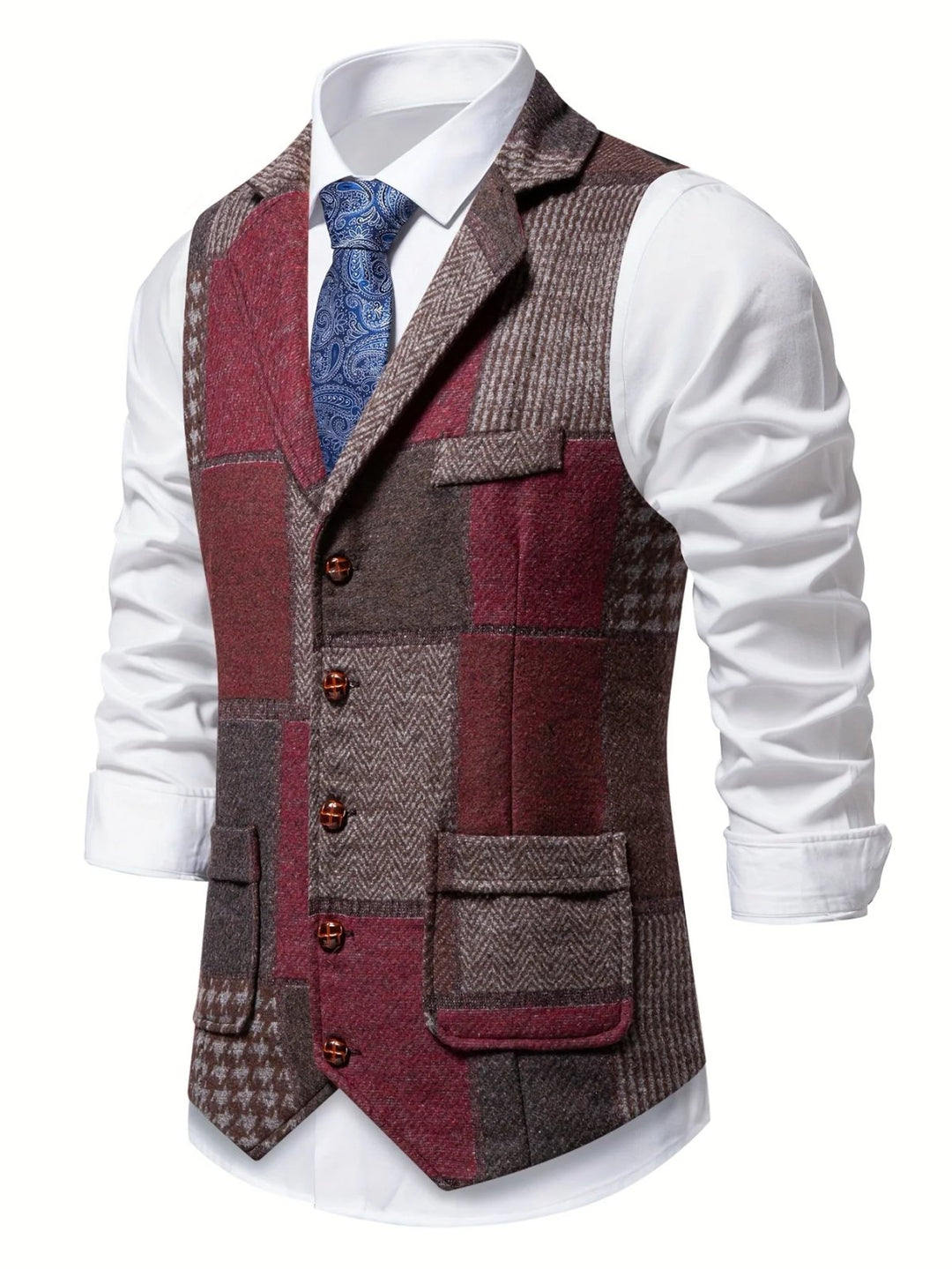 Jenson™ | Heritage Tweed Patterned Gilet
