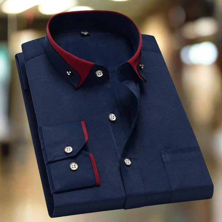 Noah™ | Button-Front Long Sleeve Dress Shirt