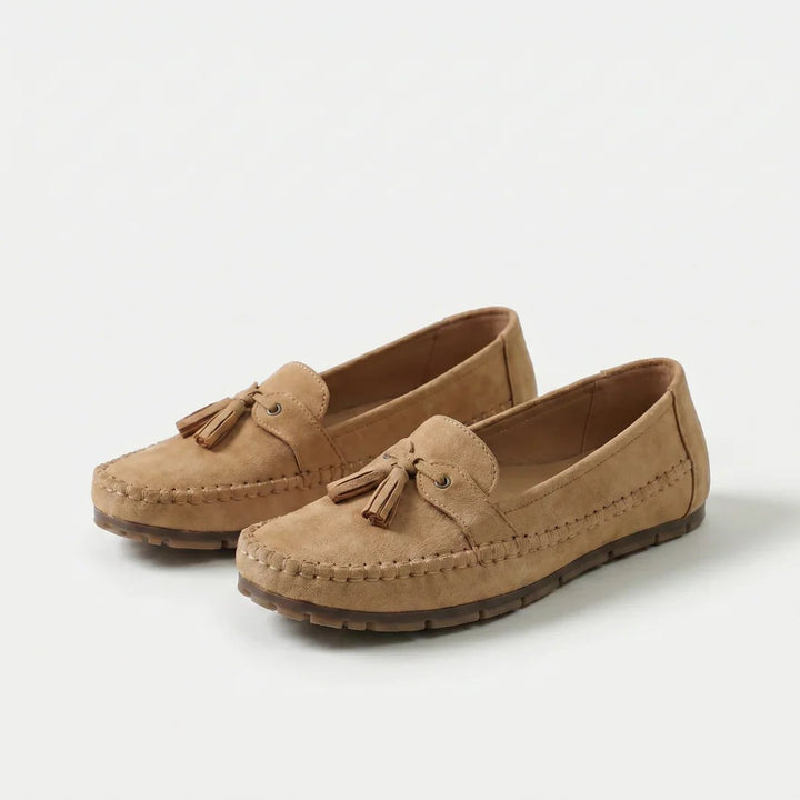 Sarah™ | ™ | Tassel Detail Suede Orthopedic Loafers