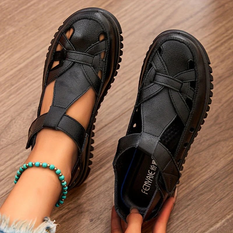 Catalina™ | Velcro Strap Cushioned Platform Sandals