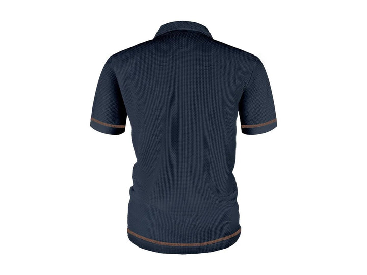 Nathaniel™ | Breathable Lightweight Button-Front Polo Shirt