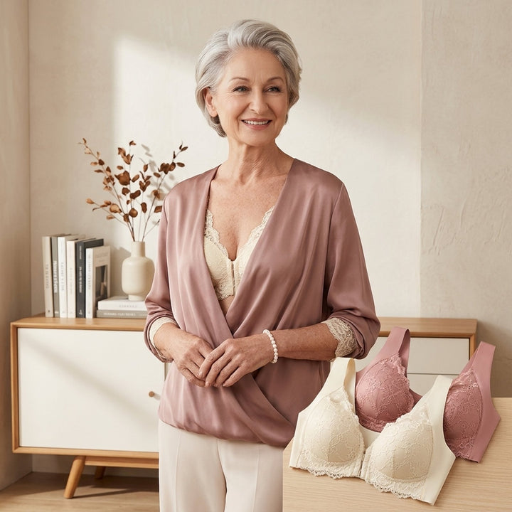 Esme™ | Front-Zip Wireless Seamless Bra 3-Pack