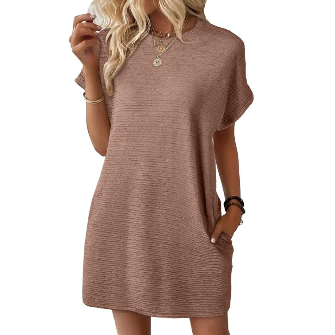 Serenity™ | Casual Loose Fit Round Neck Dress