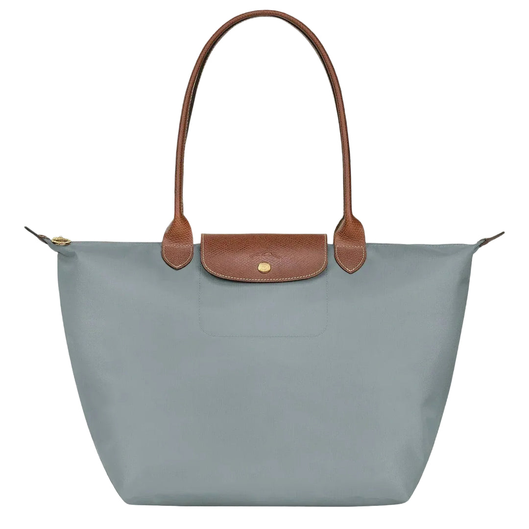 Gabriela™ | Lightweight Foldable Tote Bag with Leather Trim