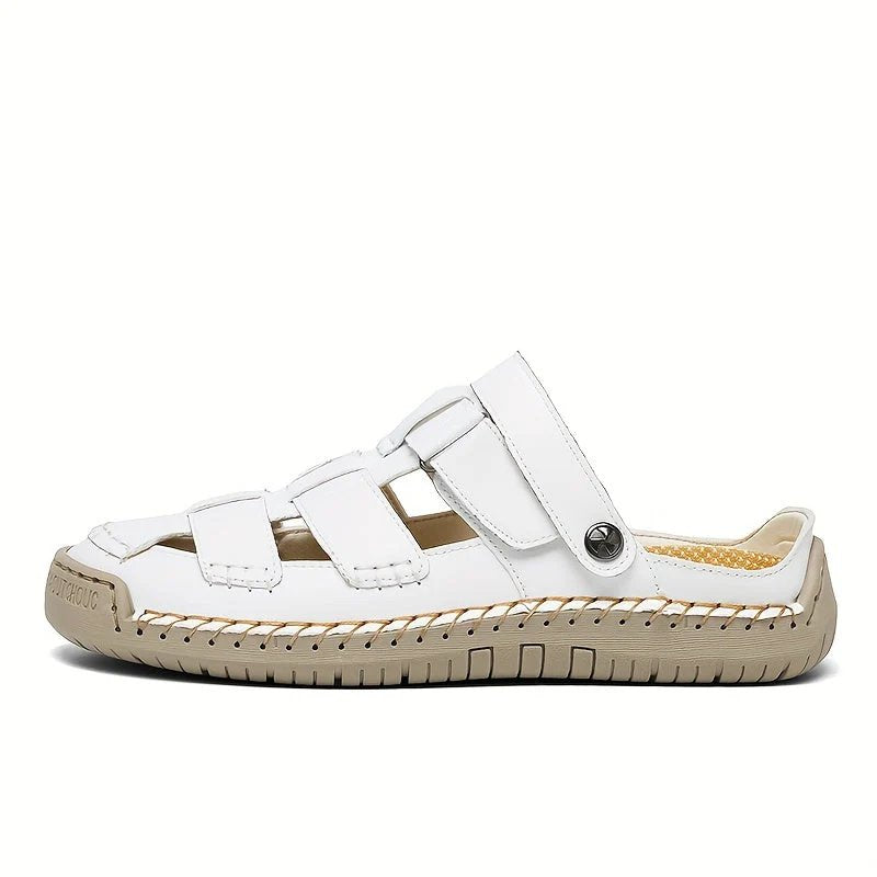 Cadence™ | Adjustable Strap Leather Comfort Sandals
