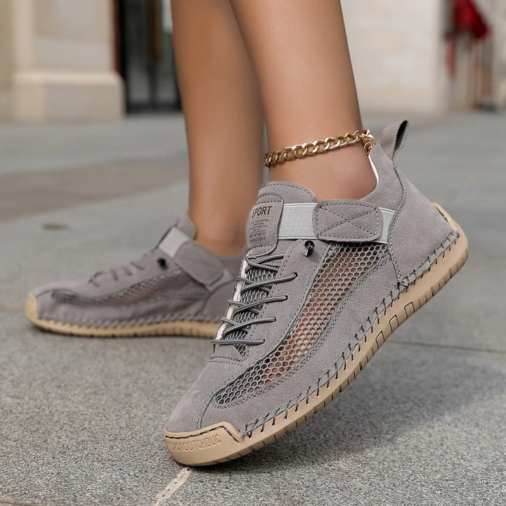 Aaliyah™ | Breathable Mesh Lace-Up Athletic Sneakers