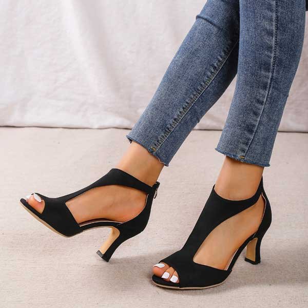 Isabella™ | Open-Toe Block Heel Orthopedic Sandals