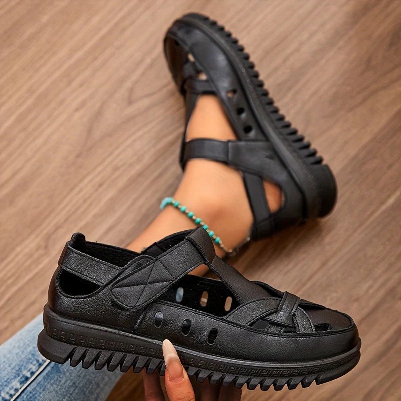 Catalina™ | Velcro Strap Cushioned Platform Sandals