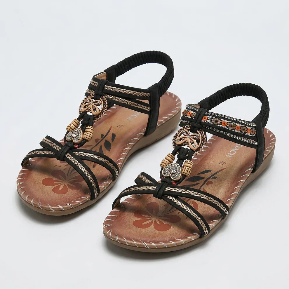 Emilia™ | Comfortable Sandals with Decorative Elements