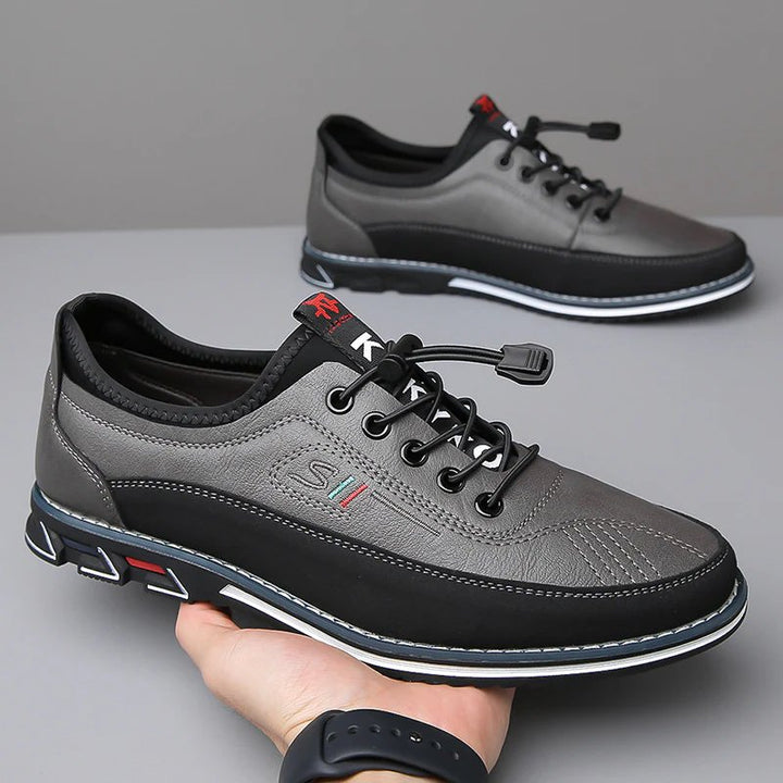 Theodore™ | Lace-Up Oxford Leather Sneakers