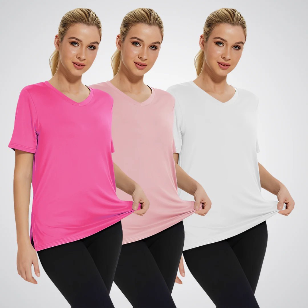Autumn™ | Casual V-Neck Loose Fit T-Shirt Pack