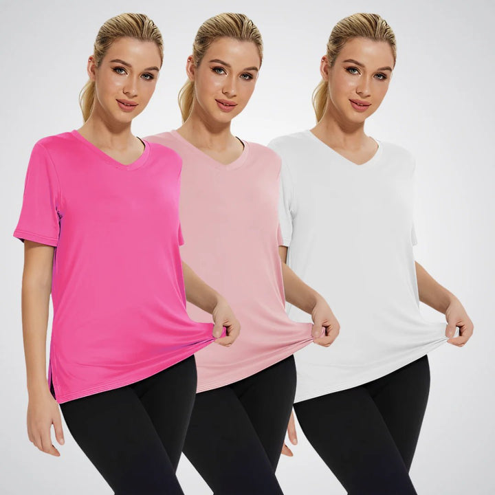 Autumn™ | Casual V-Neck Loose Fit T-Shirt Pack