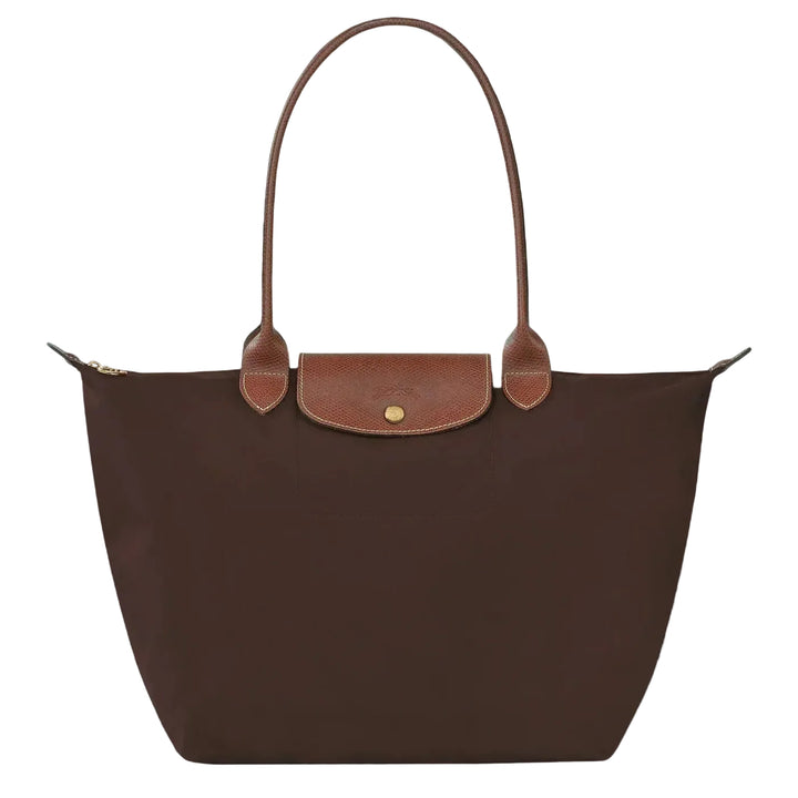Gabriela™ | Lightweight Foldable Tote Bag with Leather Trim