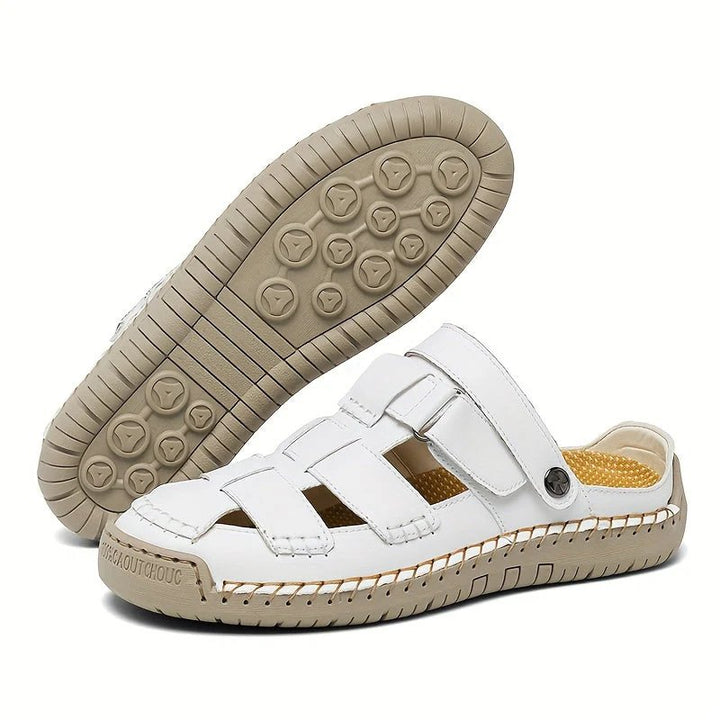 Cadence™ | Adjustable Strap Leather Comfort Sandals