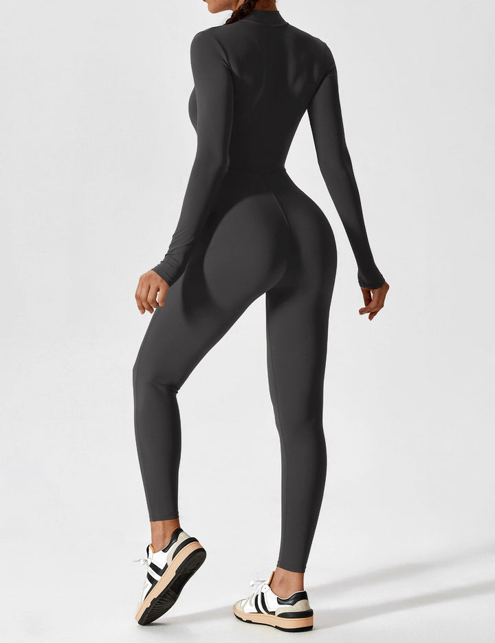 Julia | Women’s Spring Stretch Zip Up Jumpsuit