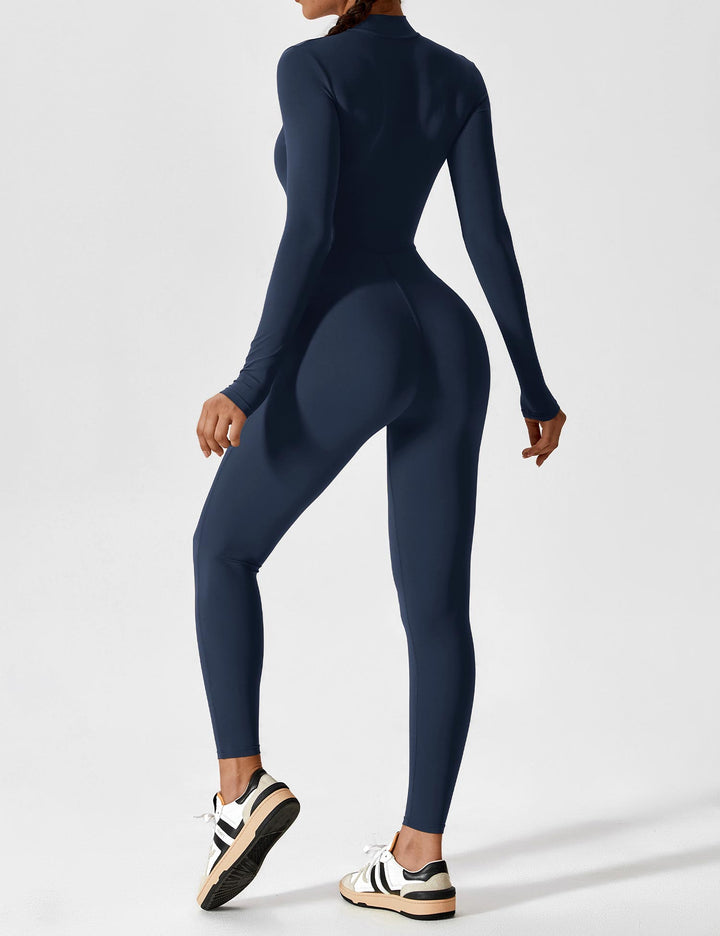 Julia | Women’s Spring Stretch Zip Up Jumpsuit