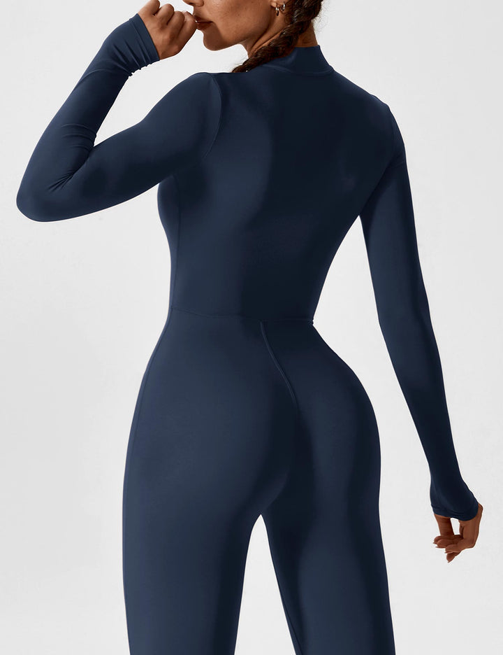 Julia | Women’s Spring Stretch Zip Up Jumpsuit