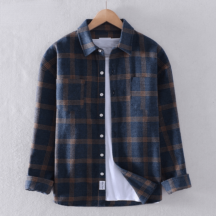 Eric | Men's Checkered Casual Button-Down Shirt